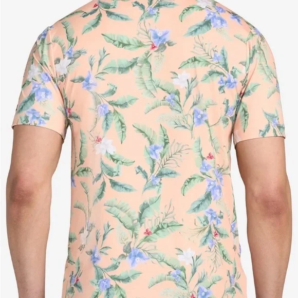 Men’s Bad Birdie Golf Core Performance Flora Fiesta Polo Shirt Medium MSRP $78 - Picture 6 of 7